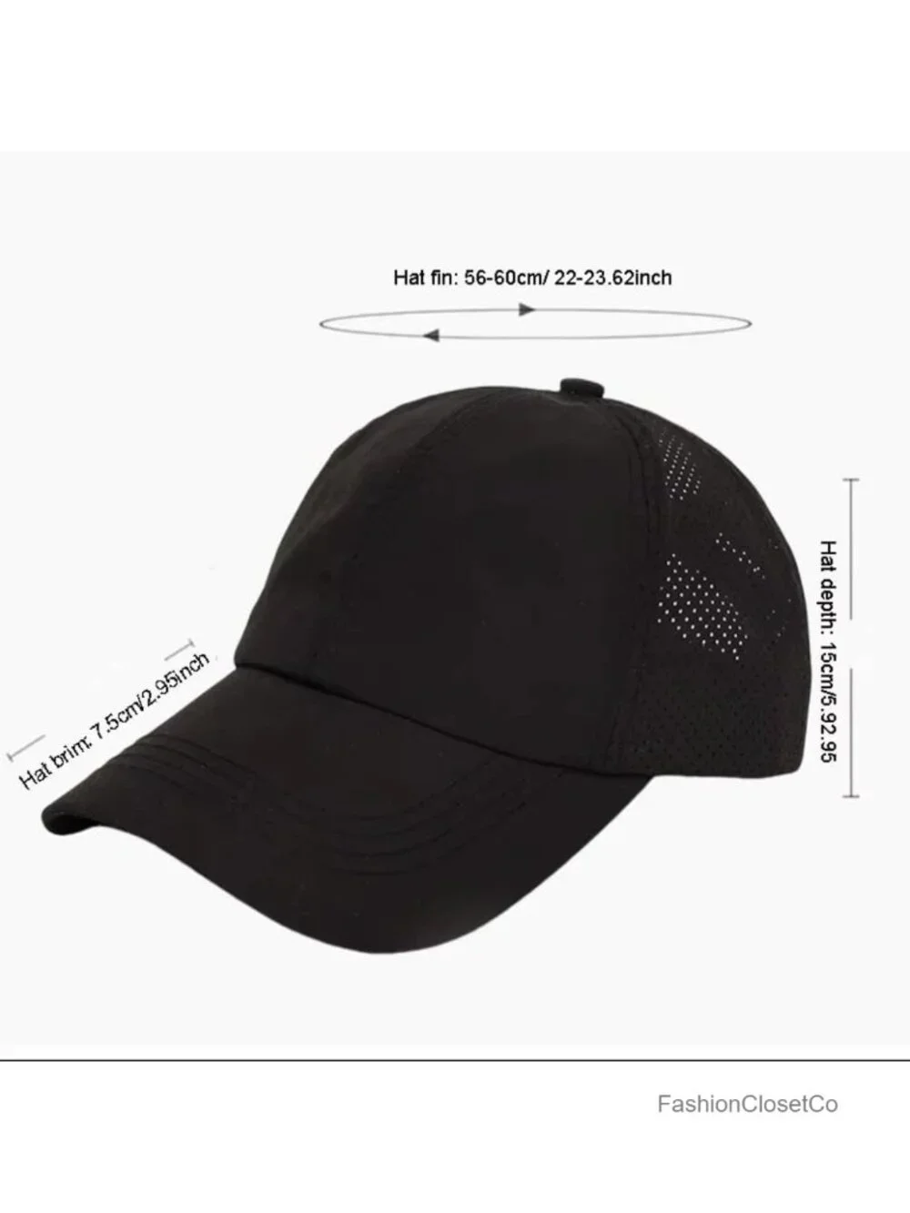 Criss-Cross Ponytail Baseball Cap - Adjustable High Messy Bun Trucker Hat